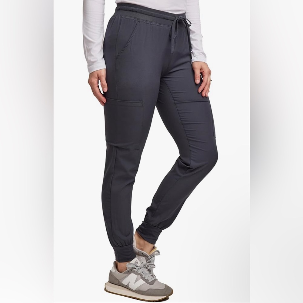 2 Pack- Dark Grey Jogger Scrubs for Women